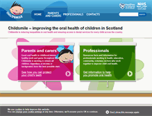 Tablet Screenshot of child-smile.org.uk
